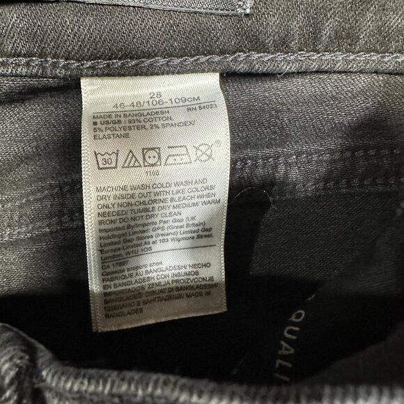 Banana Republic Jeans Womens 28 Skinny Black Cotton Stretch Pockets Premium Deni - Picture 7 of 9